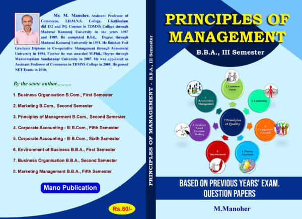 Principles of Management BBA 2018